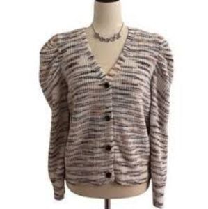 NWOT Marc New York Puffy Shoulder XL Cardigan